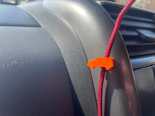 Honda Element Shaped Cable Clip - Keep Wires Tidy with Soft (Rubber/TPU) Material and Vibrant Colors!