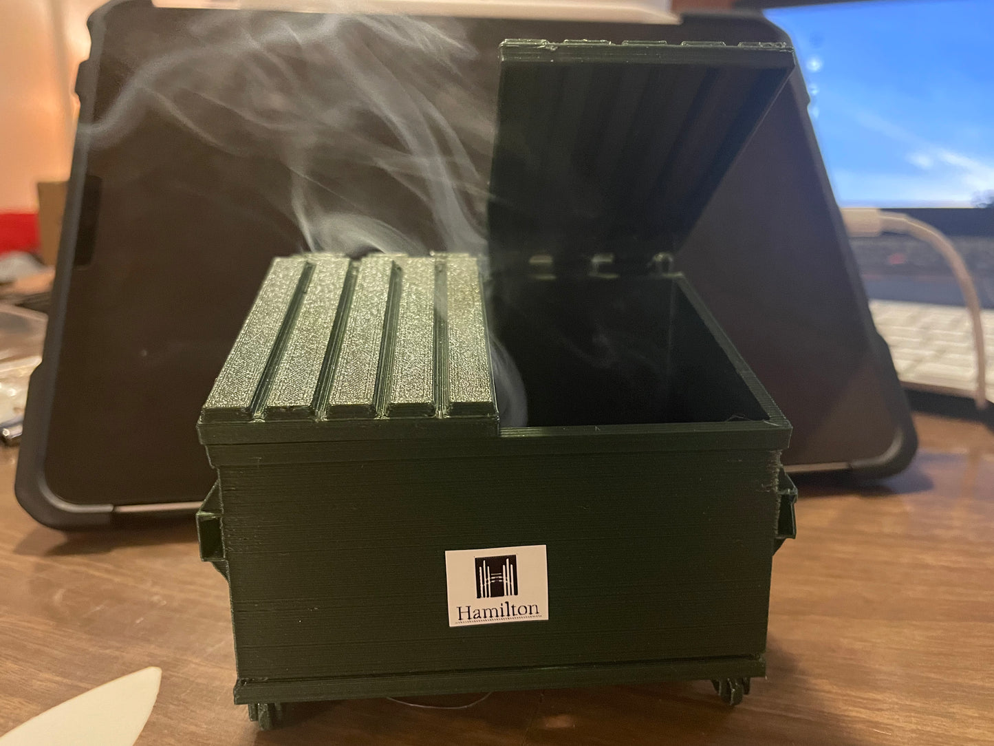 Mini Dumpster Incense Burner | Customizable & Aromatically Ironic