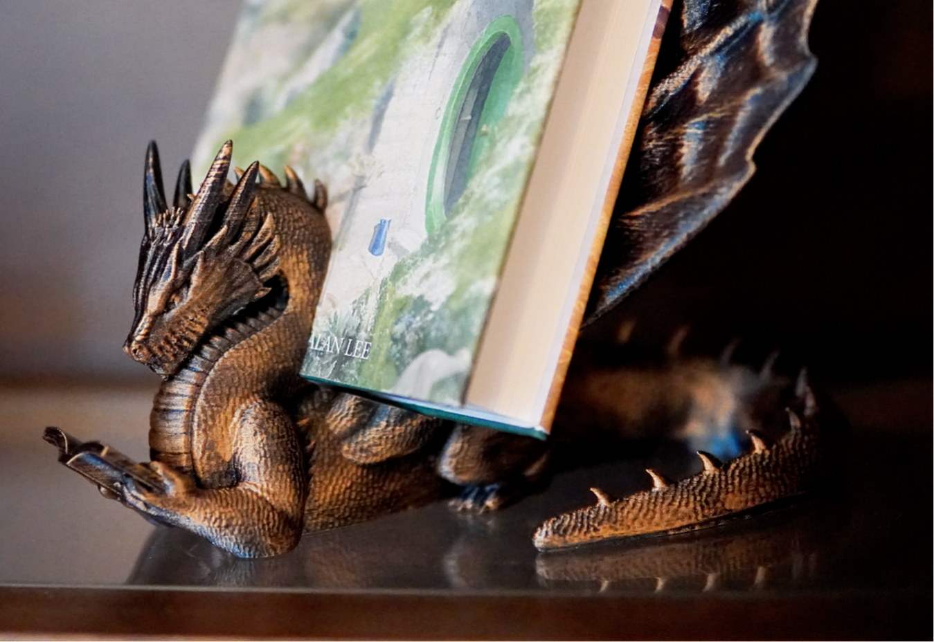 BOOK WYRM DISPLAY (BOOK & TABLET VERSIONS available)