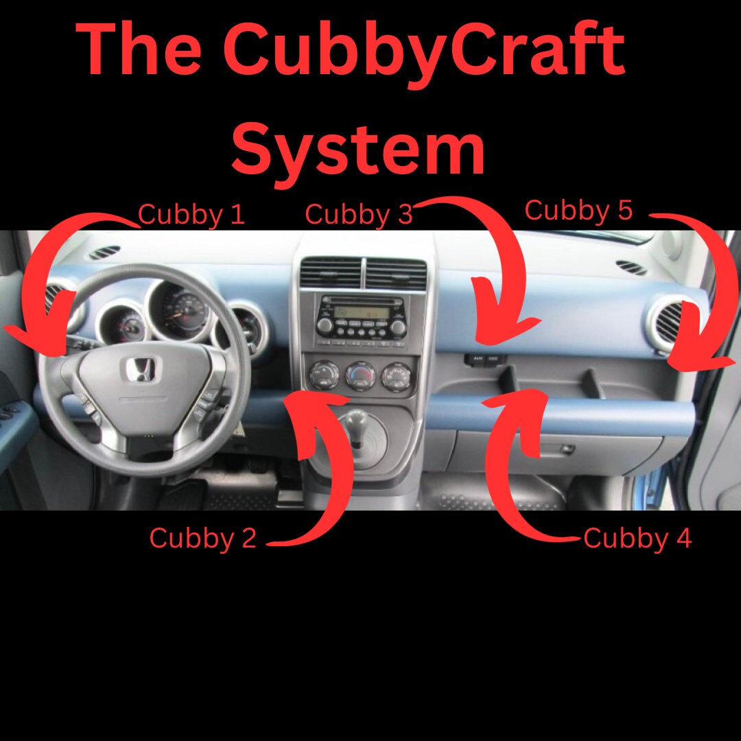 The Honda Element CubbyCraft 1 Dash Storage Container (hard)